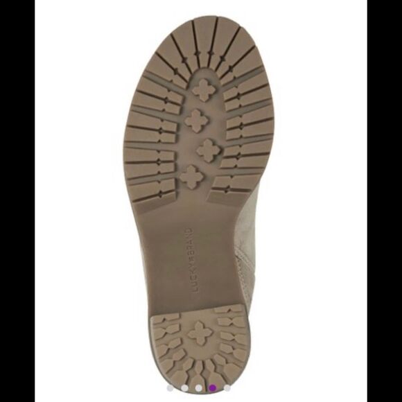 Lucky‎ Brand Dune Taupe Dalliey Suede Mule New 8.5 - Picture 4 of 4